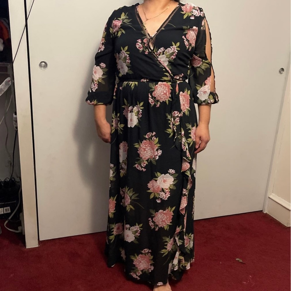 Floral long dress